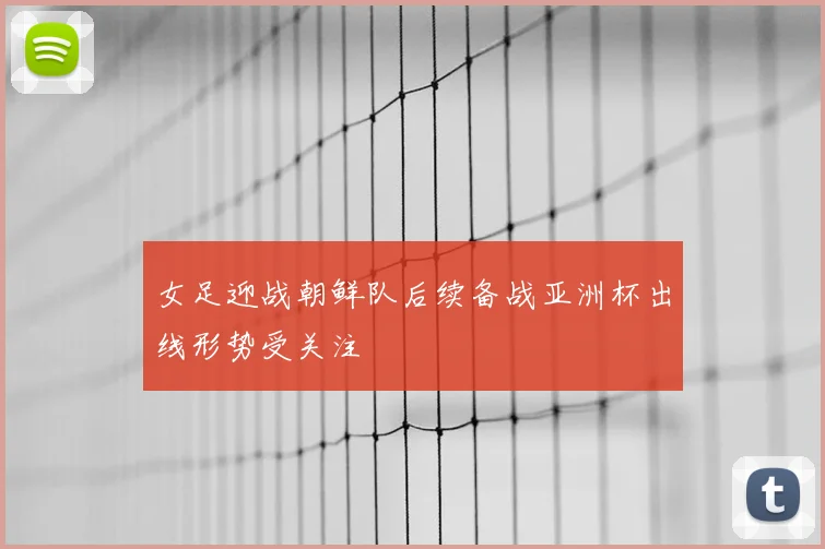 女足迎战朝鲜队后续备战亚洲杯出线形势受关注